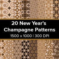 **BONUS - New Year's Champagne Patterns