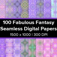 **BONUS - 100 Fabulous Fantasy Digital Papers OTO