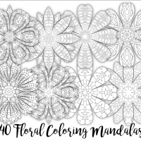 **BONUS - 40 Floral Coloring Mandalas OTO