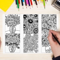 ***BONUS - 10 Floral Bouquets Coloring Pages