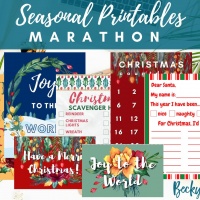 Seasonal Printables Marathon