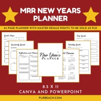 MRR New Years Planner