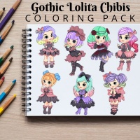 Gothic Lolita Minis Color Pack Silver