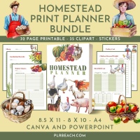 Homestead Print Planner Bundle