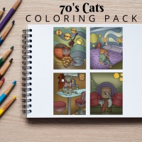 Cute Baby Dinos Coloring Pack Gold