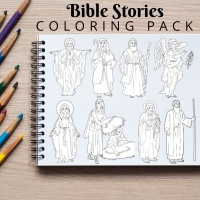 Bible Stories Coloring Pack