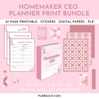 Homemaker CEO Planner Print Bundle