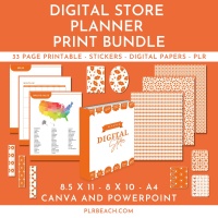 Digital Store Planner Print Bundle