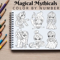 Magical Mythicals Coloring Pack