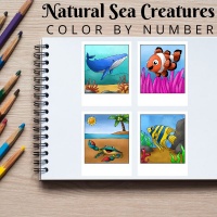 Natural Sea Creatures Pack Gold