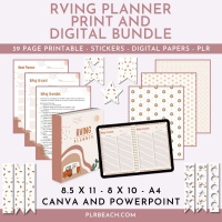 RVing Planner Print and Digital Bundle