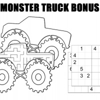 ***BONUS - Monster Truck Maze & Sudoku Activities
