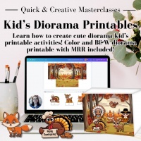 Quick & Creative Masterclass: Kid's Diorama Printables