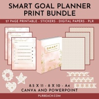 Smart Goal Planner Print Bundle