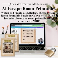 Quick & Creative Masterclass: AI Escape Room Printables