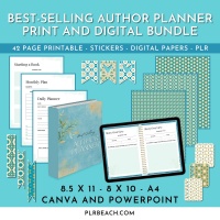 Best-Selling Author Planner Print and Digital Bundle
