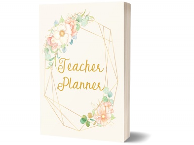 Vanilla Blooms Teacher Planner