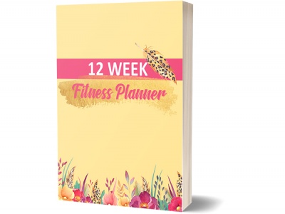 Safari Floral 12 Week Fitness Planner