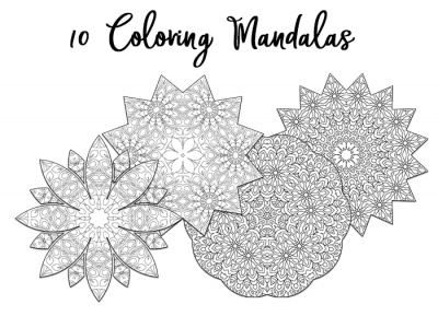 **BONUS - Mandalas Coloring Pack