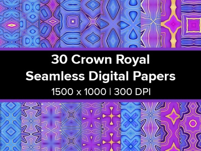 **BONUS - 30 Crown Royal Digital Papers