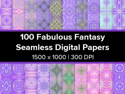 **BONUS - 100 Fabulous Fantasy Digital Papers OTO