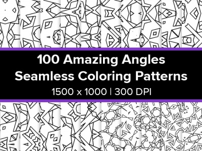 **BONUS - 100 Amazing Angles Coloring Patterns OTO