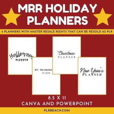 MRR Holiday Planners Bundle