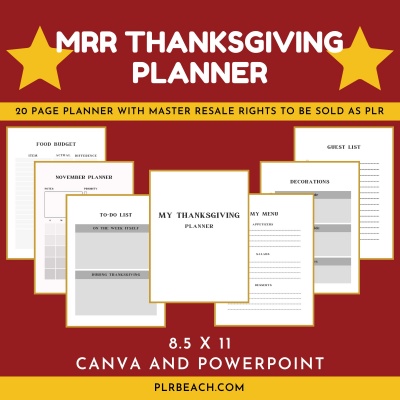 MRR Christmas Planner