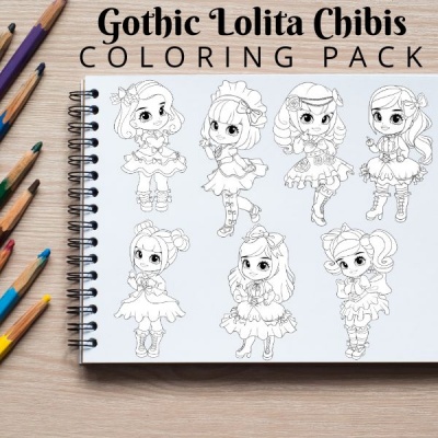 Gothic Lolita Minis Color Pack