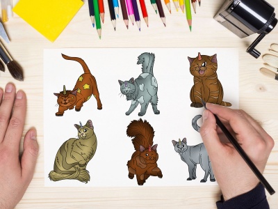 Cute Caticorns Full Coloring Pack