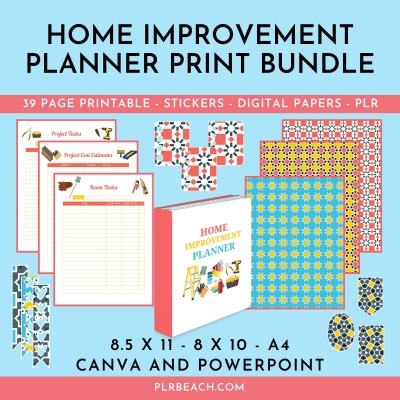 Home Improvement Planner Print Bundle