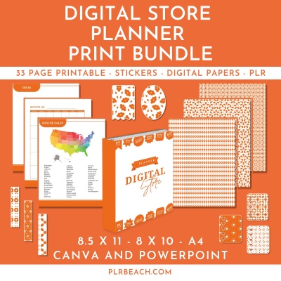 Digital Store Planner Print Bundle