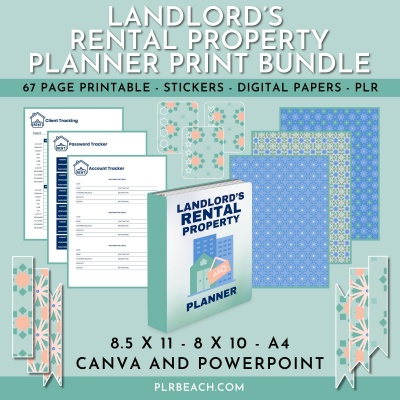 Landlord's Rental Property Planner Print Bundle