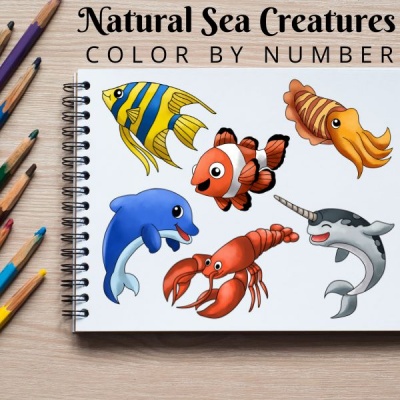 Natural Sea Creatures Pack Silver