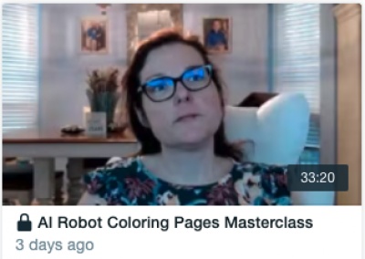 ***BONUS - AI Robot Coloring Page Masterclass with 10 Robot Coloring Pages