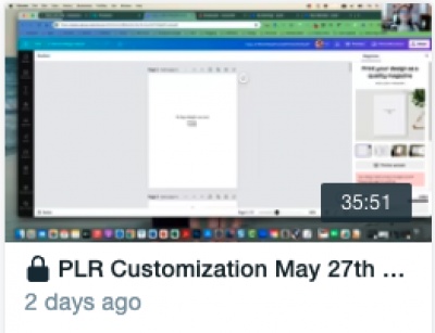 ***BONUS - PLR Stack Customization Training