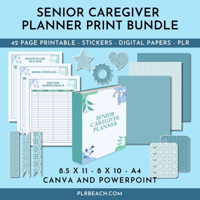Senior Caregiver Planner Print Bundle