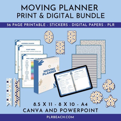 Moving Planner Print and Digital Bundle