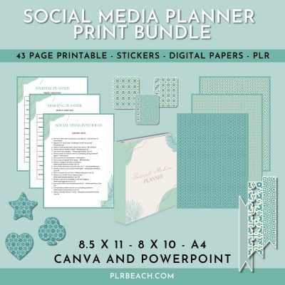 Social Media Planner Print Bundle