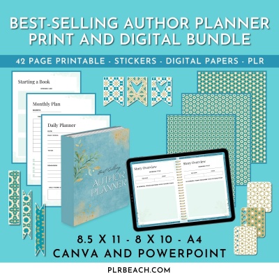 Best-Selling Author Planner Print and Digital Bundle