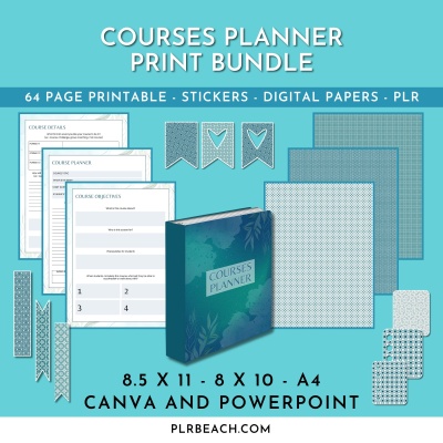 Courses Planner Print Bundle