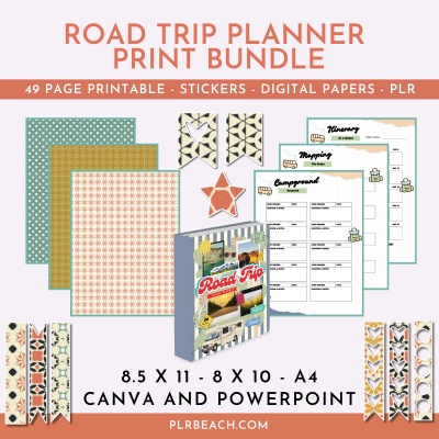 Road Trip Planner Print Bundle