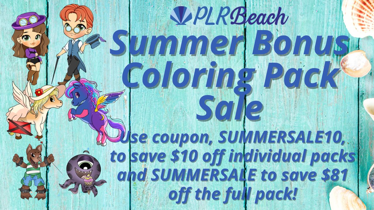 Summer Coloring Sale 2022